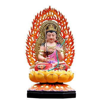 虚空藏菩萨摆件虚空藏菩萨佛像生肖牛虎本命佛家用供奉树脂摆件八大