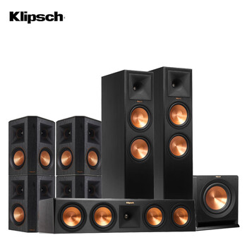 杰士（Klipsch） RP-280F 家庭影院7.1 电视音箱 落地影院 组合音响 客厅影院 R-112SW低音炮套装