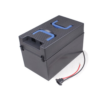 沃科博电动车三轮车电瓶盒电池盒48v20a熟胶牛筋电瓶通用铅酸电池外壳