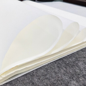 芬尚 文房四宝 仿手工白毛边 纯竹浆加厚毛边纸 学生初学者练习纸 毛笔书法国画作品练习用纸48*78cm/70张 芬尚 文房四宝 仿手工白毛边 纯竹浆加厚毛边纸 学生初学者练习纸 毛笔书法国画作品练习用纸48*78cm/70张