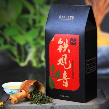 茗山生态茶乌龙茶 安溪铁观音 清香型100g 礼盒装茶叶自己喝