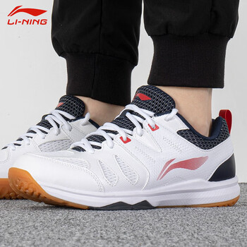 李宁（LI-NING）羽毛球鞋男鞋全能王耐磨防滑透气训练鞋跑步运动鞋
