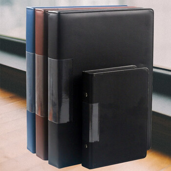 XYBP商务活页名片册名片夹收纳册180枚大容量名片收纳包信用卡包会员卡收纳收藏册办公用品A5(黑色) XYBP商务活页名片册名片夹收纳册180枚大容量名片收纳包信用卡包会员卡收纳收藏册办公用品A5(黑色)