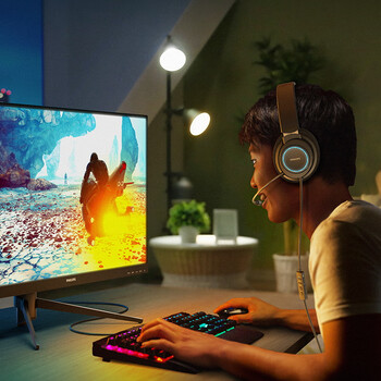 飞利浦（PHILIPS）电竞职业专业游戏耳机G6105 USB听声辨位FPS吃鸡三角洲 7.1声道HiFi头戴式电脑麦克风一键静音