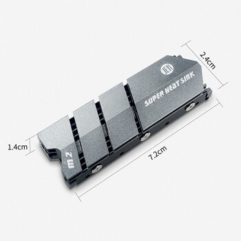 佳翼（JEYI）M.2硬盘散热马甲 NVME固态硬盘散热器 SSD散热片 全铝双面散热 高效降温 适用三星西数联想致态