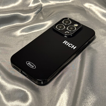 菲林壳适用于苹果14手机壳新款iphone14promax简约时尚rich英文13pro