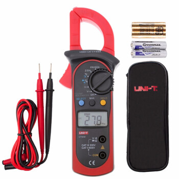 优利德（UNI-T）UT202 钳形表高精度钳型数字万用表防烧电工电流表温度测量400A