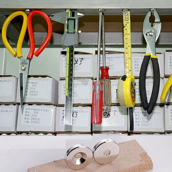 欧唛(oumai) 圆形带孔磁铁强力磁铁磁块吸铁石强磁铁 带孔磁铁 30*5孔6毫米5个装