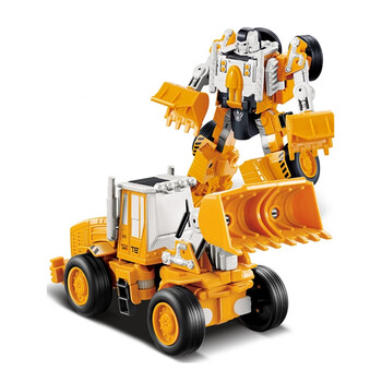 变形金刚合金版工程车汽车人大黄蜂组合机器人小孩男孩女孩玩具变形模