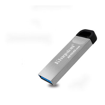 金士顿256g金属u盘dtkn高速u盘usb32办公学生个性定制车载优盘银色