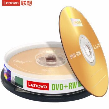 联想（Lenovo）DVD+RW 空白光盘/刻录盘 1-4速4.7GB 台产档案系列 桶装10片 可擦写 可重复刻录