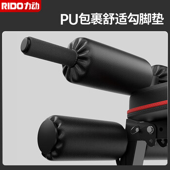 力动（RIDO）仰卧起坐辅助器健身器材家用多功能哑铃凳健身椅腹肌板器械TD30