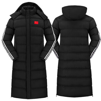 木兰旅国家队羽绒服运动员训练大衣体育生冬季训长款过膝棉服男女袄1