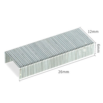 得力 订书针 24/6高强度订书钉12#办公学生省力订书工具 0012 1000枚/盒 1盒