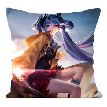 王者荣耀抱枕定制游戏周边卡通动漫抱枕diy定制创意礼物驰爵靠 孙尚香