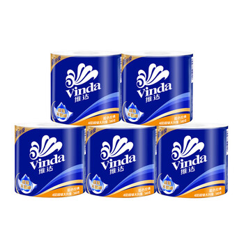 维达（Vinda）卷纸蓝色经典27卷140g卫生纸巾卷筒纸厕所纸家用整箱装 140g*27卷