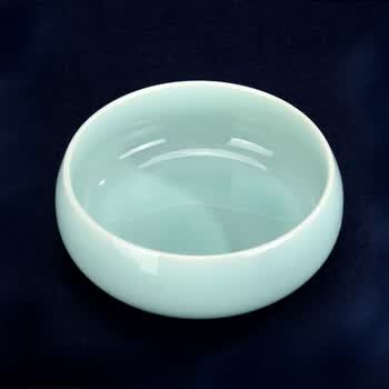 天天练(Tiantianlian)弟粉青瓷笔洗 文房四宝陶瓷墨池墨盘TN-0065