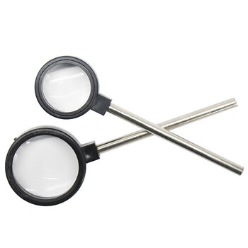 海斯迪克 HKQS-143 手持凸透镜放大镜 光具座配件光学实验器材 凸透镜5cm 海斯迪克 HKQS-143 手持凸透镜放大镜 光具座配件光学实验器材 凸透镜5cm