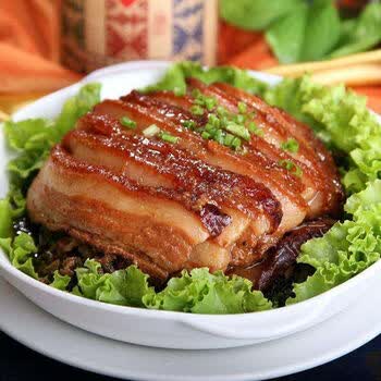 荷叶夹饼肉夹馍早餐速食半成品面食早餐面点速冻馒头光馍梅菜扣肉300
