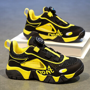 欧纤域男童鞋包头凉鞋2023夏季镂空透气儿童网面运动鞋男孩中大童单网