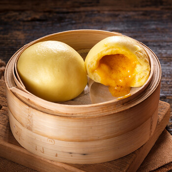 奶黄流沙凤凰包广式早茶糕点早餐懒人速食方便冷冻可蒸食品 凤凰流沙