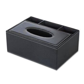 优必利 办公商务桌面笔筒 多功能创意皮革抽纸盒 5038A 优必利 办公商务桌面笔筒 多功能创意皮革抽纸盒 5038A