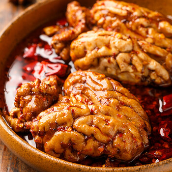 霸道舌尖 麻辣猪脑花肉食熟食即食真空2个装酱香脑花 香辣 其它 图片价格品牌报价 京东