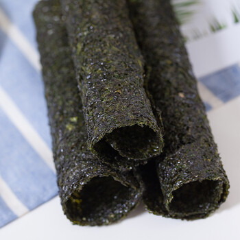 潮汕特色小吃烧海苔 原味 零食海苔即食海苔 美味下午茶点心100克 烧
