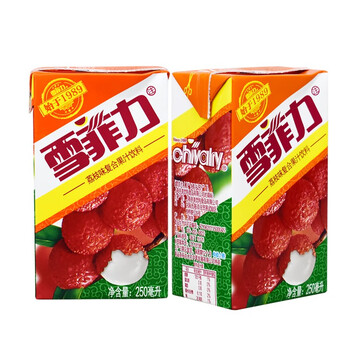 同城配送荔枝汁250ml*24盒盒装荔枝味饮料儿时回忆饮品 50箱雪菲力250