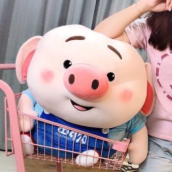 礼物猪小屁公仔玩偶生日可爱女毛绒玩具抖音网红小猪娃娃抱枕生日礼物