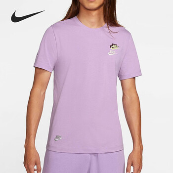 nike耐克夏季男子刺绣透气圆领运动短袖t恤dj1569589xs