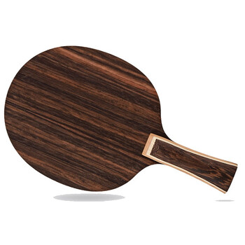 银河 乒乓球底板乒乓球拍横板横拍 紫龙D-607黑檀七 附拍套