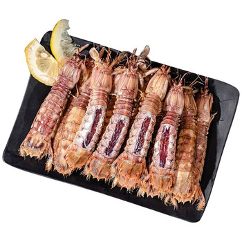 意和旺鲜活虾爬子 超肥熟冻皮皮虾中大只母虾 熟冻皮皮虾母虾*500g