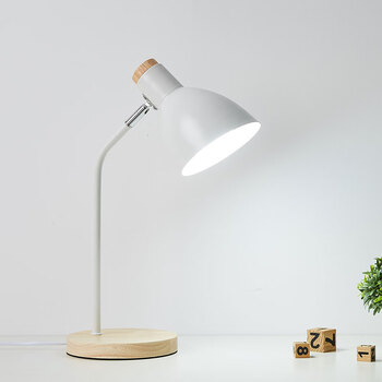 白炽灯台灯 直流老式台灯台灯护眼书桌学生学习阅读灯简约现代北欧插