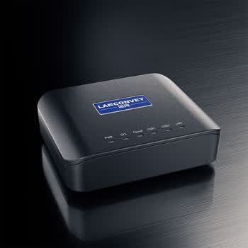 蓝阔PS211UW打印服务器支持两台USB打印机网络共享器 手机远程云打印电脑扫描USB设备共享云盒子