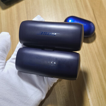 博士bosesoundsportfree真无线蓝牙耳机入耳式丢失单只充电仓蓝色充电