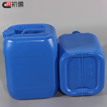 初儒 20L蓝色加厚款带内盖 塑料桶化工废液桶储水桶堆码桶SH-C0444