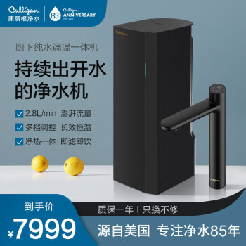 康丽根 美国Culligan 小黑龙即热净水器 家用厨下式净热一体机 直饮纯水机 RO反渗透饮水机 小黑龙(AVE-T2800)