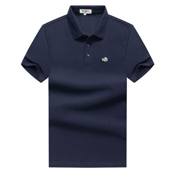 卡帝乐鳄鱼cartelo珠地棉短袖t恤男女同款纯色保罗衫全棉翻领大码t袖