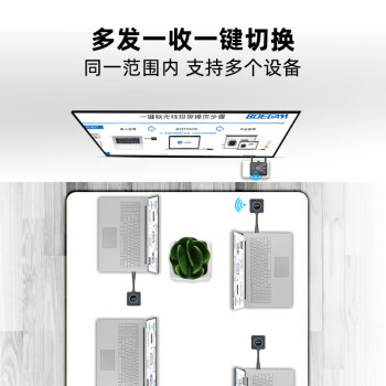 宝疆（BOEGAM）无线投屏器hdmi线高清传输同屏办公家用苹果安卓手机电脑接电视投影仪RS001 Type-C套装