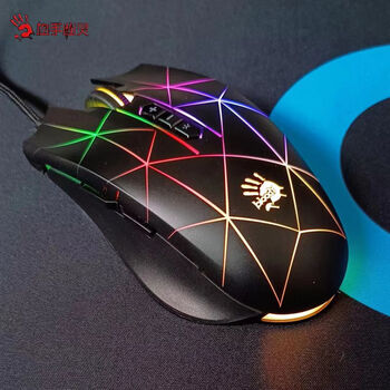 双飞燕血手q81鼠标血手幽灵q81升级版鼠标网咖电竞游戏鼠标有线 血手