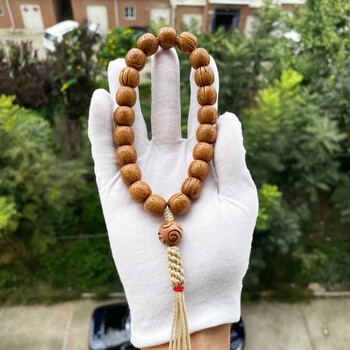 【收藏级手持】13mm桃核21颗