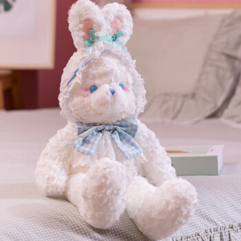 zak!洛丽塔兔子玩偶宝宝安抚陪睡毛绒玩具可爱小兔兔公仔新年情人节礼物