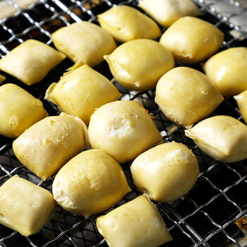 星益商用爆浆小豆腐香臭豆腐特产小吃烧烤食材爆包浆豆腐 2千克[约150