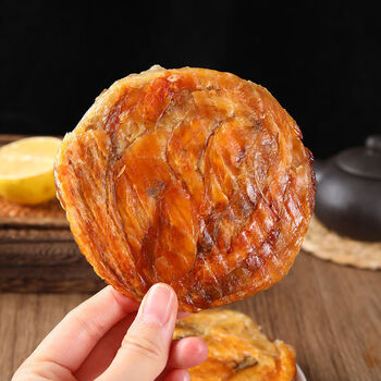 云舵连特产烤鱼片碳烤鱼片香鱼片即食鱼零食海鲜零食原现烤 现烤香