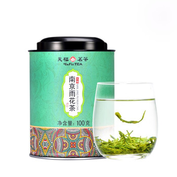 天福茗茶南京雨花茶绿茶江南特产名茶春茶100克罐装 图片价格品牌报价 京东