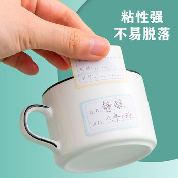 晨光(M&G)文具48枚班级姓名贴 幼儿园儿童不干胶标签贴纸小学生课本手写名字自粘贴纸 班级贴YT-50