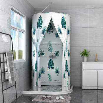 浴室浴帘防水布卫生间洗澡帐浴罩浴帐冬天家用保温罩保暖浴照加厚