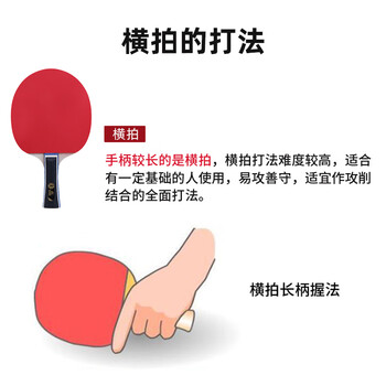 匹克乒乓球拍专业成人中小学生比赛训练横拍对拍套装含三只球