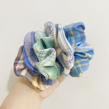 圈简约发圈猪ins韩国bm橡皮筋女绑头发冷淡风丸子5个冰山雪鸢尾星野